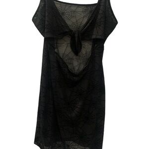 FOREST INK Mesh Spider Web Dress
